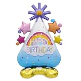dazzjoy happy birthday palloncino in piedi