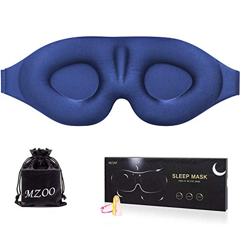 MZOO Sleep Eye Mask for Men Women, 3D Contoured Cup Sleeping Mask