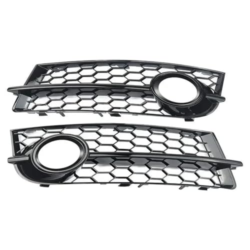 Grille antibrouillard en nid d'abeille noir brillant pour pare-chocs avant Audi TT 8J 2006-2014