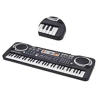 Fuwe Clavier électronique avec 61 Touches, Tableau d’apprentissage, 6 Chansons de Démonstration, 16 Vrais Instruments de… - Les Beatles, Paul McCartney, John Lennon, RIngo Starr, George Harrison Fuwe Clavier électronique avec 61 Touches, Tableau d'apprentissage, 6 Chansons de Démonstration, 16 Vrais Instruments de… – Image 3