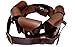 WWI British Canadian Common Wealth P1903 Leather 5 Pocket Ammo Bandolier for Jawa Costume/Halloween/Star War Cosplay Costume