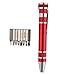 Produktbild OUNONA 8in 1Schraubendreher Pen Mini Gadgets Repair Tools Multifunktions Przisions-Stift Schraubendreher-Set Repair Tools Kit Handy Hand Werkzeug (rot)