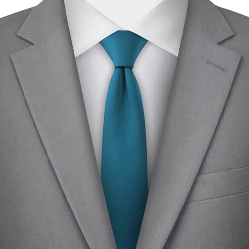 Image of Jacob Alexander Men's Skinny Width 2 inch Solid Color Tie