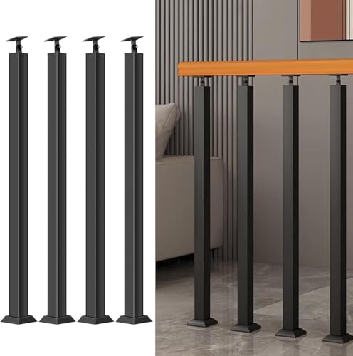 Rampe d'escalier métallique avec support réglable de qualité ENS