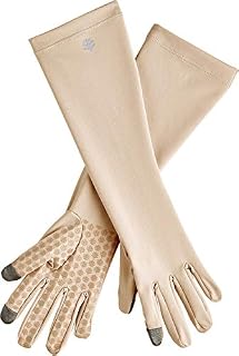 Coolibar UPF 50+ Unisex Bona UV Mid Length Gloves - Sun Protective