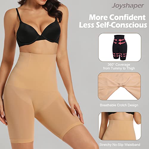 Joyshaper Shapewear For Women Tummy Control High Waisted Body Shaper Under Dresses Seamless Slip Shorts #TOP3