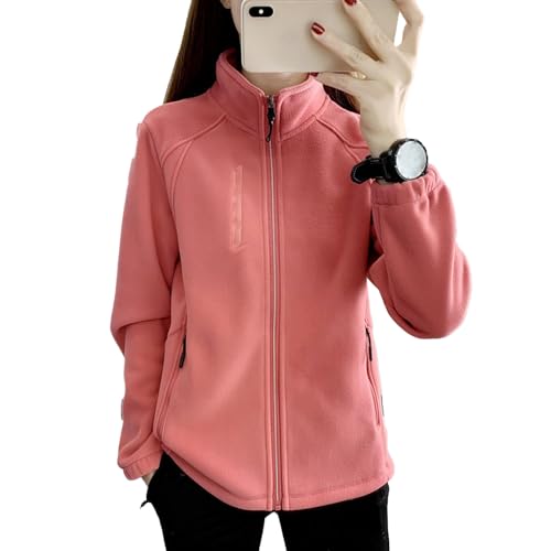 Sweatshirt jacket sherpa femme contre le froid avec fermeture éclair fluide