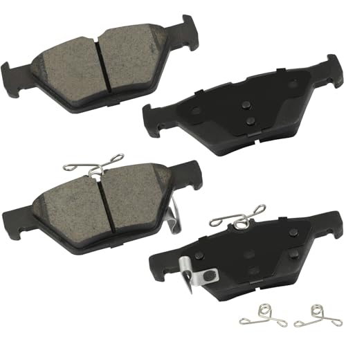 Image of cciyu D1808 Rear Ceramic Disc Brake Pads Kit For Subaru Ascent 19-22,For Subaru Crosstrek 19-23,For Subaru Forester 19-22,For Subaru Legacy 15-22,For Subaru Outback 15-22,For Subaru WRX 16-22