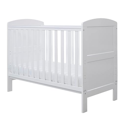 Ickle Bubba Coleby Mini Cot Bed – 3-in-1 Baby Cot, Toddler Bed & Day Bed, Adjustable Base with 3 Heights, Space-Saving Design, Suitable from Birth to Approx. 4 Years (Incl. Premium Sprung Mattress)