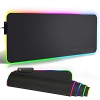 Personalised LED Large Mouse Pad, Personalized RGB Gaming Mouse Pad With Photo Text, Customized XXL Extend Mouse Mat, Waterproof Surface And Non-slip - View #7