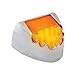 GG Grand General 77234 Amber Spyder 42-LED Peterbilt Headlight Turn Signal Sealed Light with Chrome Bezel, Amber/Amber