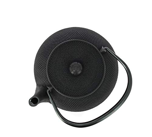 Iwachu Japanese Cast Iron Teapot With Filter And Traditional Design 900 Ml Black #TOP2