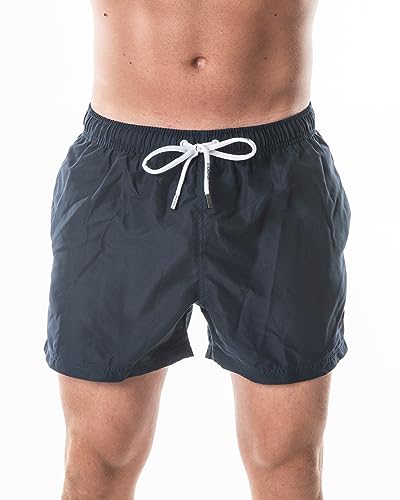 SPAGNOLO bañador Basico Liso Marino para Hombre