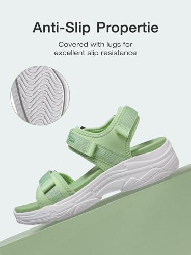 CAMEL CROWN Women's Athletic Sandals Comfortable Outdoor Walking Waterproof Lightweight Girls' Platform Shoes Open Toe Arch Support4