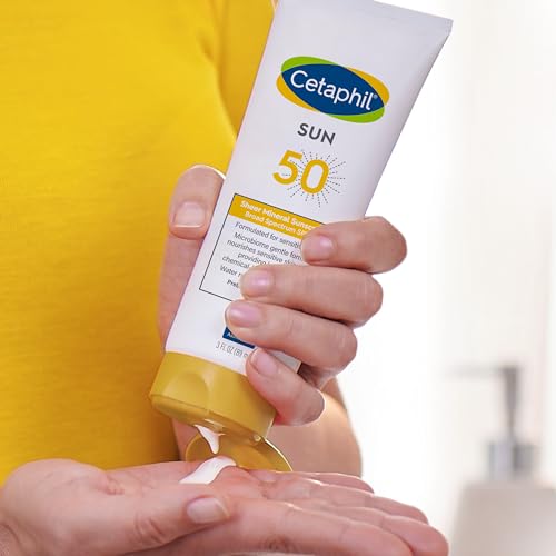 Cetaphil 0299.412200 Sheer Mineral Sunscreen Lotion For Face & Body | 3 Fl Oz | 100% Mineral Sunscreen: Zinc Oxide & Titanium Dioxide | Broad Spectrum Spf 50 | For Sensitive Skin thumb #1