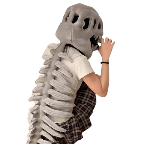 Costume squelette de dinosaure 116cm pour enfant et femme