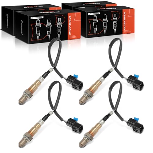 A-Premium O2 Oxygen Sensor Compatible with Hyundai Genesis 09-12 4.6L, Genesis 12-16 5.0L, Equus 2011 4.6L, Equus 12-16 5.0L & Kia Borrego 09 4.6L, K900 15-17 5.0L, Upstream & Downstream, 4-PC Set