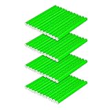 Bike Spoke Reflectors Bicycle Wheel Spoke Warning Reflector Cycling Reflective Strips 48PCS Green Cycling Wheel Reflector