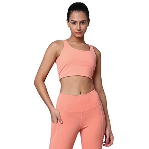 Image of Silvertraq High Impact Action Bra with Clasp Peach