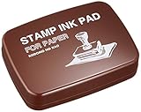 こどものかお スタンプインクパッド フォーペーパー 茶 4120-02