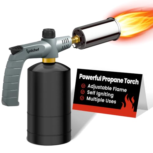 Image of 3272F Propane Torch Gun Adjustable Flame for BBQ & Camping