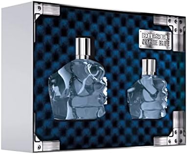 Diesel ONLY THE BRAVE Men's Set, 4.2 oz Eau de Toilette, 1.3 oz Eau de Toilette