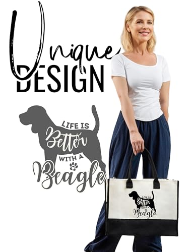 Bolso Tote de Lona InnoBeta Beagle miniatura 2