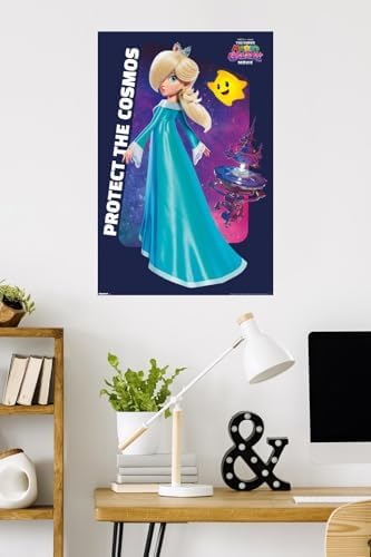 Nintendo The Super Mario Galaxy Movie (2026) - Rosalina Protect Wall Poster, 34L" x 22.4W", Premium Unframed Version