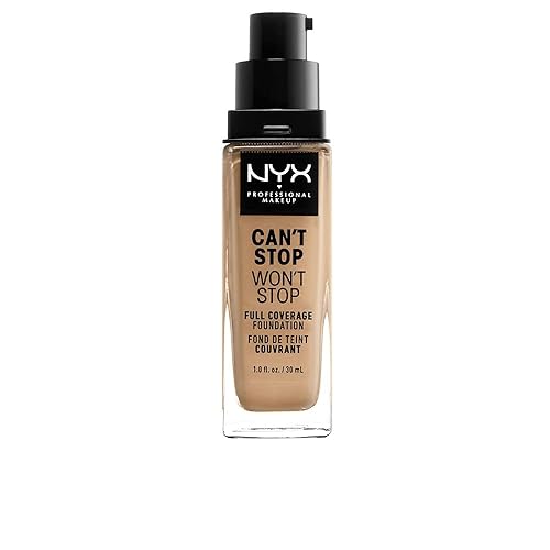 Miniatura 10 de NYX PROFESSIONAL MAKEUP Can't Stop Won't Stop Cobertura completa Maquillaje de base, Sienna, 1 onza