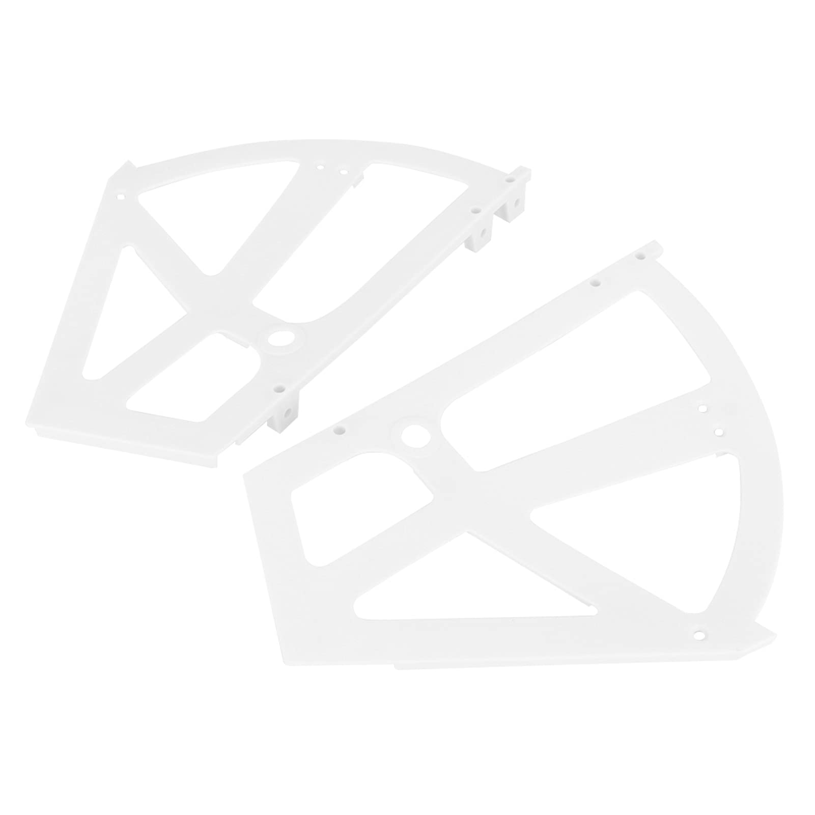 Meuble à chaussures creux blanc double pour libérer un couloir encombré
