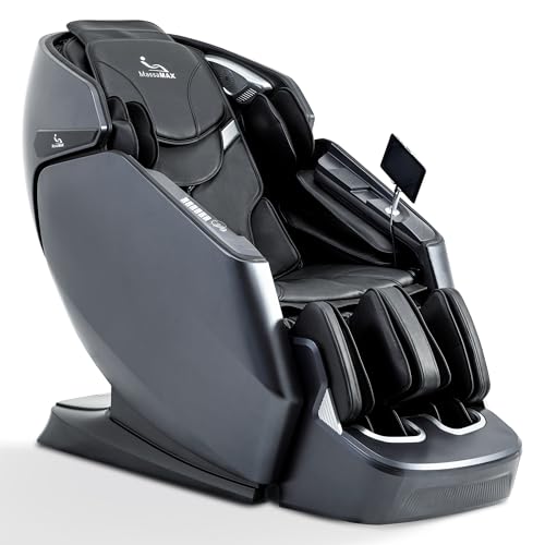 MassaMAX A675 4D Massage Chair, 2025 with i-Open Flexible Track | Full Body Scan & Stretch | Calf Kneading & Auto Footrest | Zero Gravity Recline