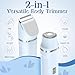 Risina Electric Shaver for Women Gifts for Women - Rechargeable Cordless Bikini Trimmer Razor Hair Removal Groomer Wet/Dry Waterproof Pubic Body Facial Legs Arm Safe Ceramic Blade Hypoallergenic -Blue