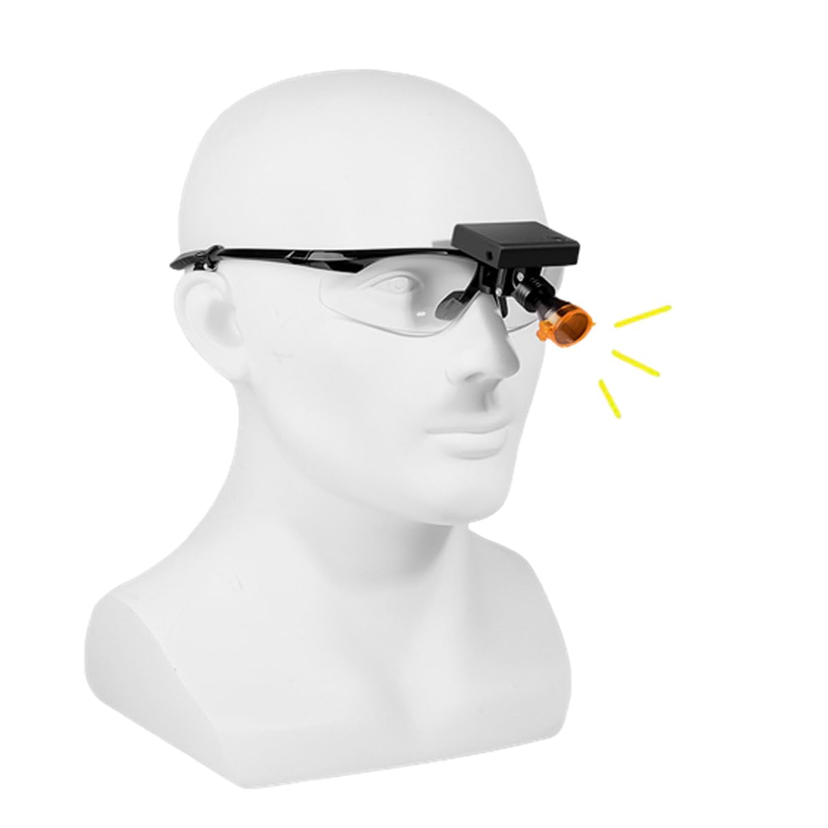 BONEW Optischer Filter für orale Stirnlampe inklusive normaler Brille in einem Set (5)