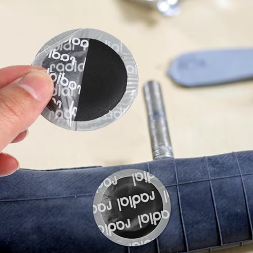 Image of ULTECHNOVO Heavy Duty Tire Repair Patches 90 Pcs 2.28 Inch Round High Temperature Rubber Puncture Patch Kit for Car Motorcycle Truck Tube Repair
