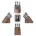 Cangshan TS Series 1020885 Swedish 14C28N Steel Forged 17-Piece Knife Block Set, Walnut