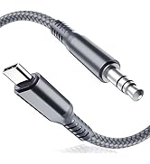 BASESAILOR USB Type C Aux Cable 1.2M,3.5mm Jack Adapter Extension Audio Cord for iPhone 15,Car St...