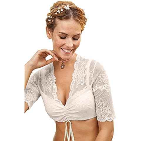 Nina von C. Dirndl-Bluse, halbarm Damen Cover