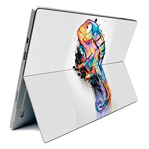 Image of MightySkins Carbon Fiber Skin for Microsoft Surface Pro 7 - Rainbow Chameleon | Textured Carbon Fiber Finish | Easy to Apply, Remove, and Change Styles | Made in The USA