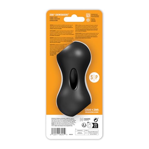 Zeus Chew Chasers Treat Peanut Black 11cm, Small - Image 3