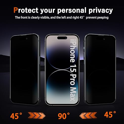 PaceBid Privacy Pellicola Protettiva per iPhone 15...
