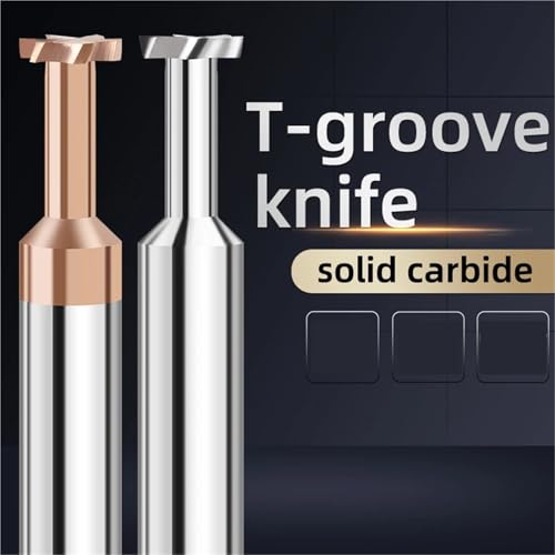 Fraise à rainurer en T outillage carbure métal fraiseuse tungstène D6 - 2