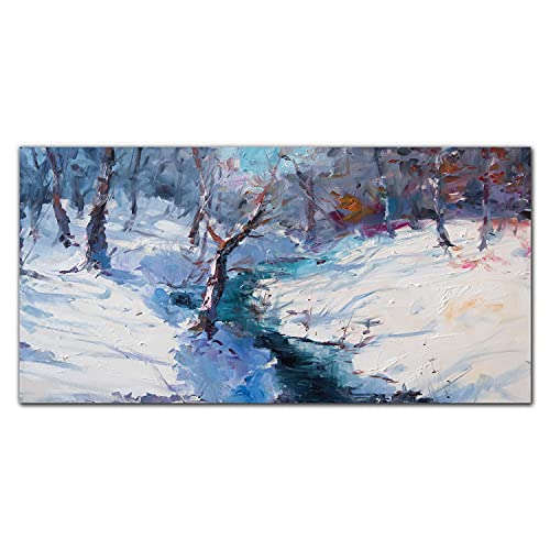 Impression sur verre de luxe Coloray 100x50cm peinture de forêt