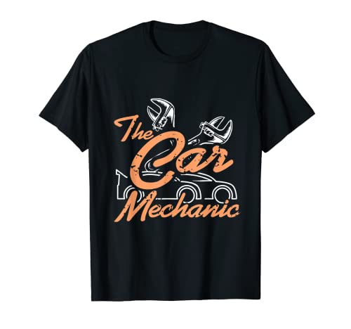 The Car Mechanic Retro Vintage Designs Presente Camiseta