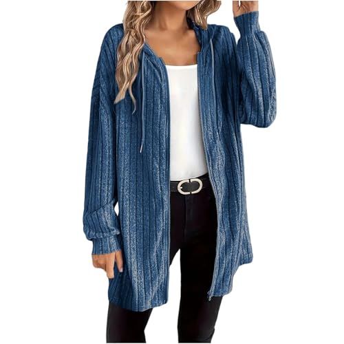 Cardigan de Punto Ligero Delantero Abierto de Manga Larga para Mujer Abrigo Suéter Rebeca Chaqueta Abierto Informal Suelto de Manga Larga Ropa Mujer Verano 2024