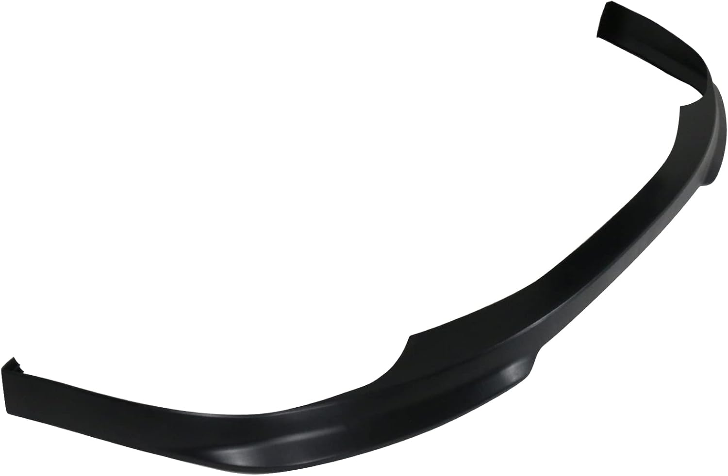 IKON MOTORSPORTS, Front Bumper Lip Compatible with 1998-2002 Honda Accord 4-Door Sedan, Type-R T-R Style PU Front Bumper Protector Lower Splitter Unpainted Black