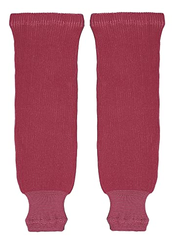 PEAR SOX Pro Weight Solid Color Knit Hockey Socks - Youth and Adult Sizes, Thick and Durable