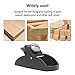 LEEZAD Mini Wood Planer, Craftsman Planer Hand Woodworking Tool, Razor Door Planer Tool, Steel Cutting Depth Adjustable for Trimming and Planing of Pine, Beech, Basswood and Other Soft Wood (S)