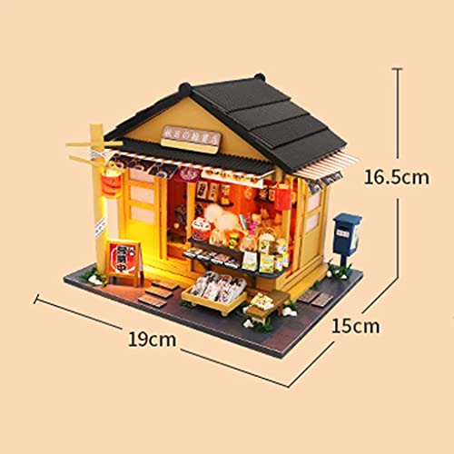 Holzmodellbau-Set, Mini-Haushandwerk, Puppenhaus-Miniatur Mit Möbeln, Kreative Raumidee Im Maßstab 1:24 Für Weihnachten – Bild 5