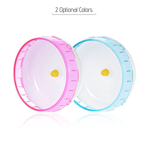 Baugger - 8.3inch Ratos de Hamster Gerbil Rat Roda de Exercício Spinner Silencioso PP Run Disc Toy A