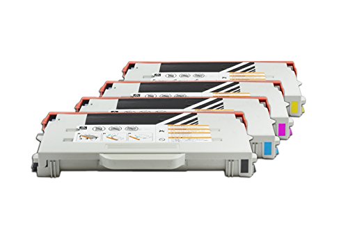 Toner Lexmark C510 cartouches d'encre laser recharge noire et couleur pack de 4